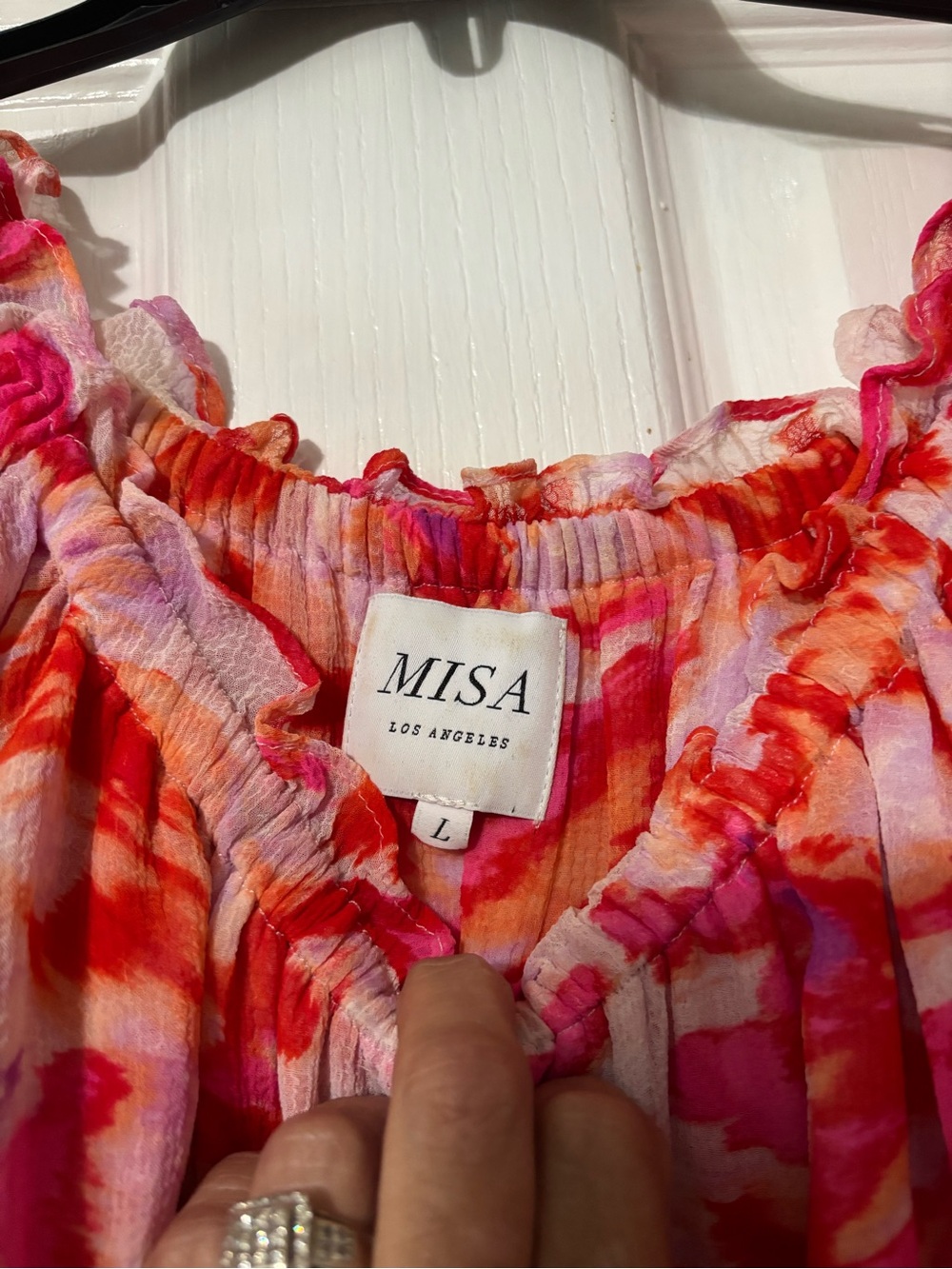 Misa Los Angeles isella Mini off shoulder Dress - Picture 5 of 8